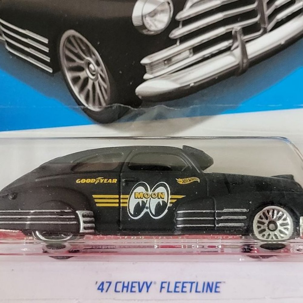 2021 HOT WHEELS, '47 CHEVY FLEETLINE, #1, MINT IN THE PACKAGE!!!  This very cool